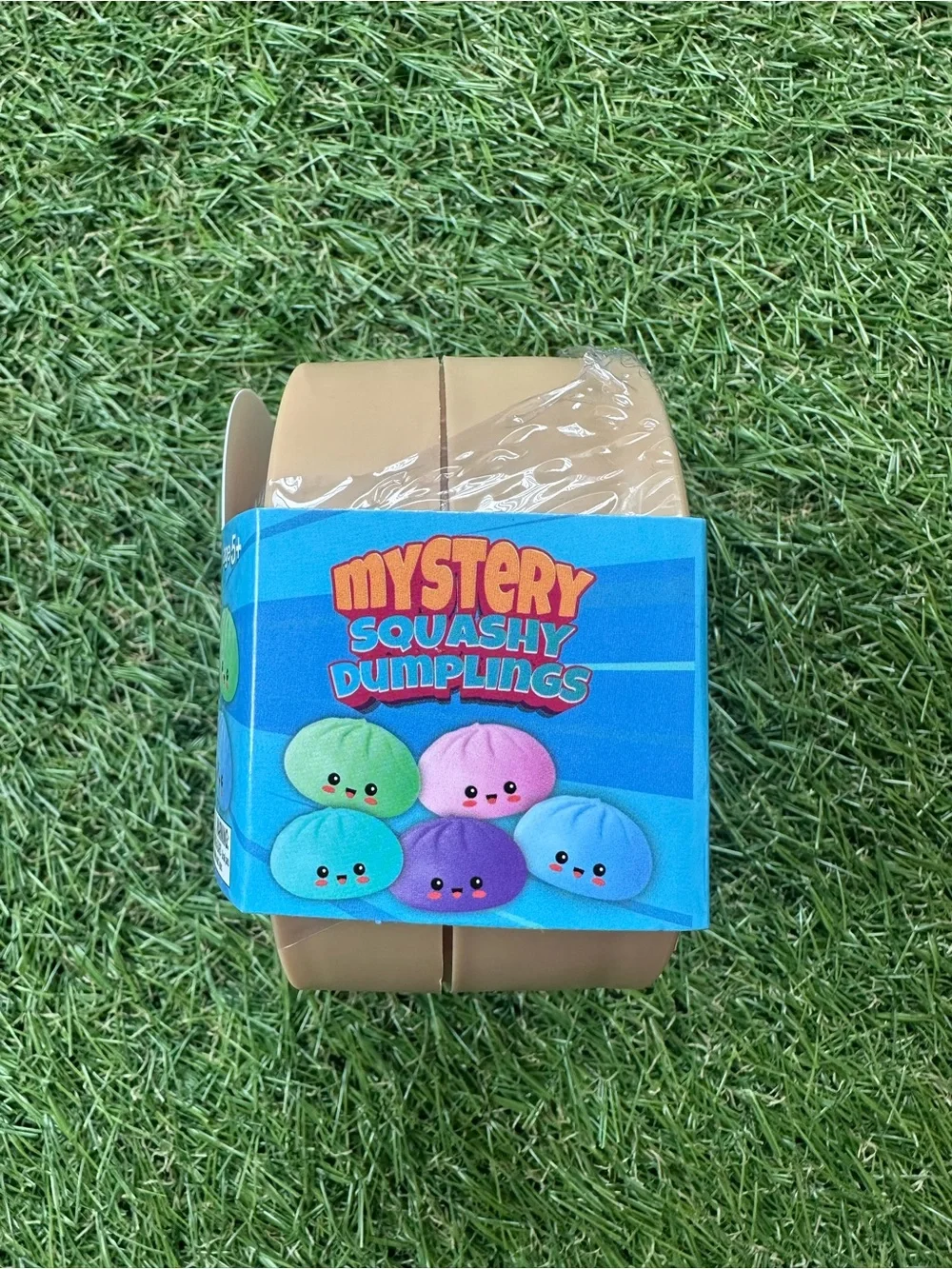 Squishy Dumpling toy blue